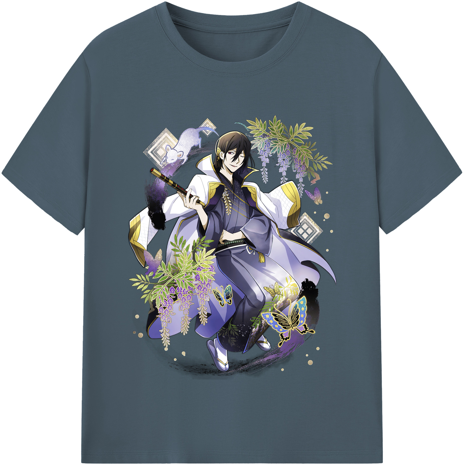 （画像用） 文豪ストレイドッグス Bungo Stray Dogs 綿100％半袖Tシャツ（フロントプリント）